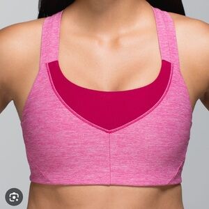 Lululemon on your way bra. Bumble berry heathered